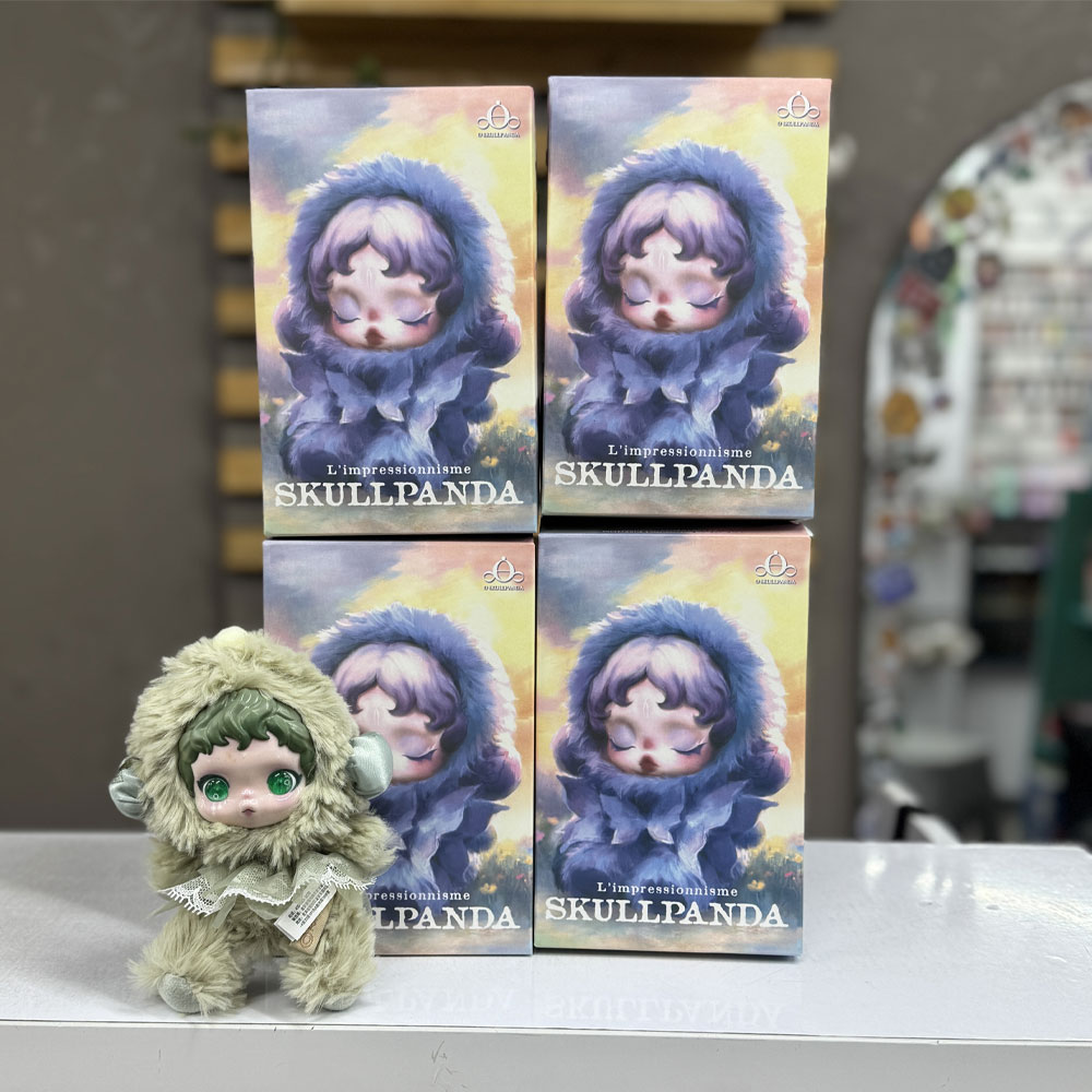 عروسک شانسی اسکول پاندا بنفش