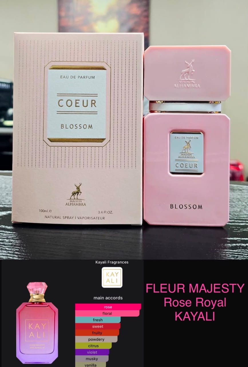 عطر و ادکلن کویور بلوسوم الحمبرا ( مشابه کایالی فلور ماجستی رز رویال 31)